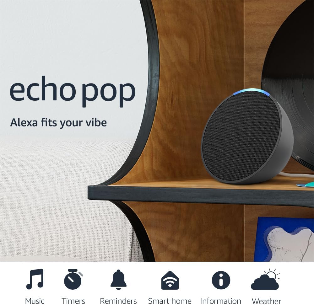 Amazon Echo Pop (Newest Model) - SmartHomeFinder.com