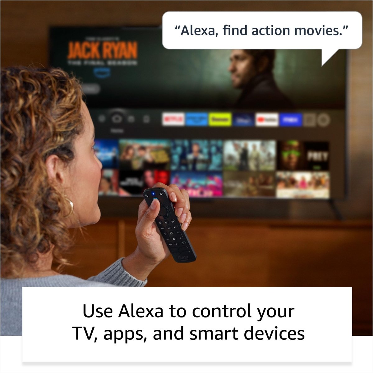 Amazon Fire TV Alexa Voice Remote Pro (newest model) with remote finder, TV controls, and backlit buttons - SmartHomeFinder.com
