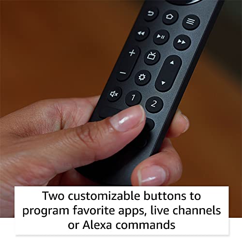 Amazon Fire TV Alexa Voice Remote Pro (newest model) with remote finder, TV controls, and backlit buttons - SmartHomeFinder.com