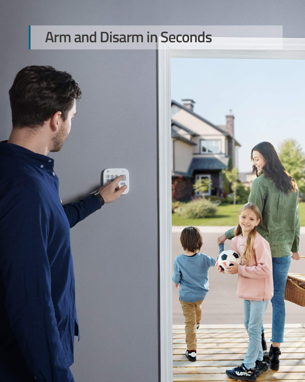 eufy Security 5 - Piece Home Alarm Kit - SmartHomeFinder.com