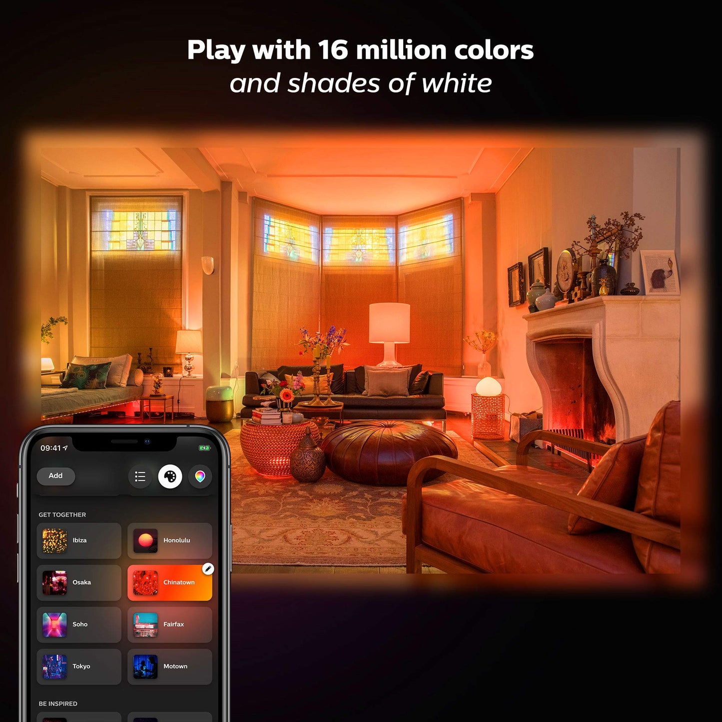 Philips Hue White and Color Ambiance LED Smart Light Bulb Starter Kit - SmartHomeFinder.com