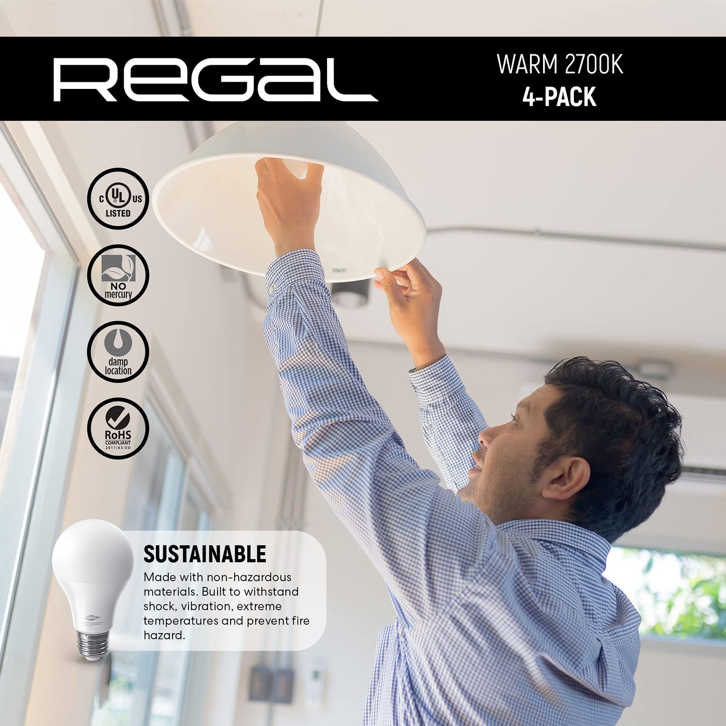 Regal Color Changing Wi - Fi Smart Light Bulbs - SmartHomeFinder.com