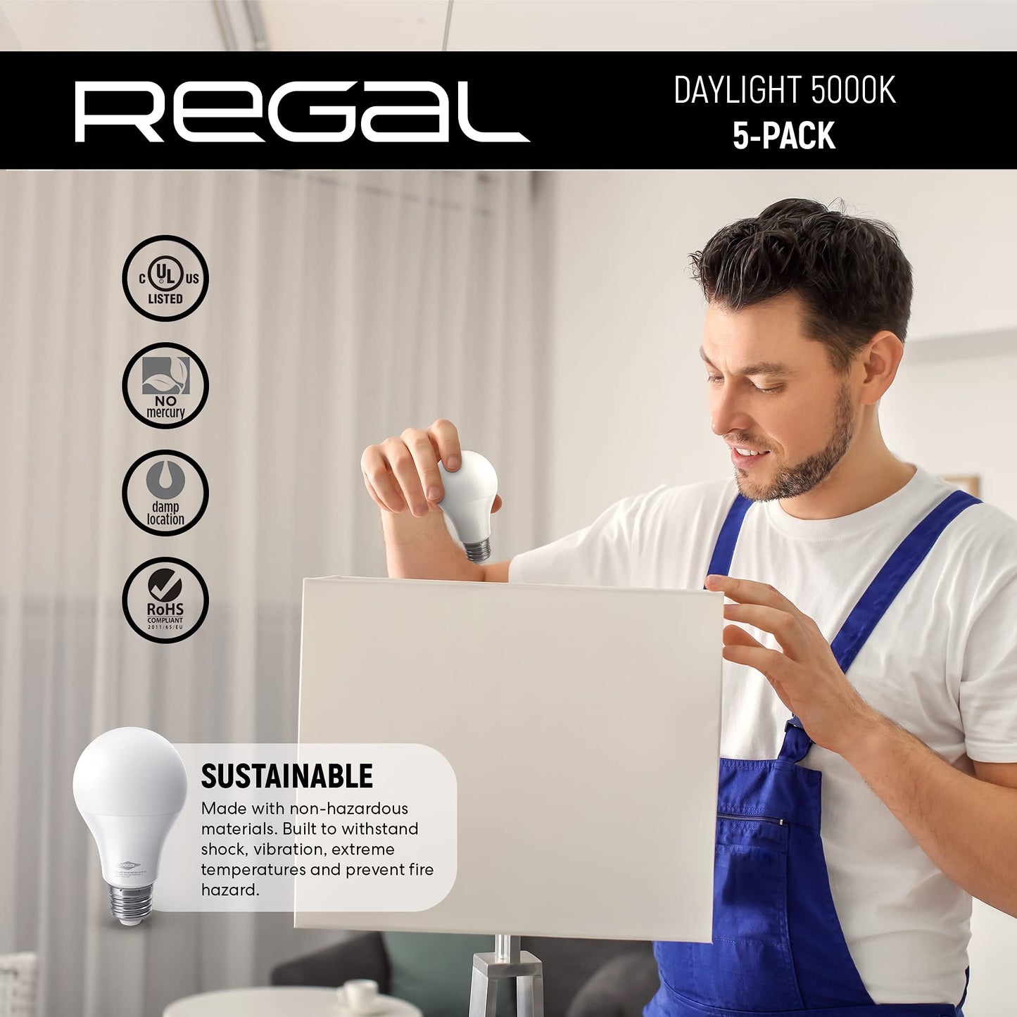 Regal Color Changing Wi - Fi Smart Light Bulbs - SmartHomeFinder.com