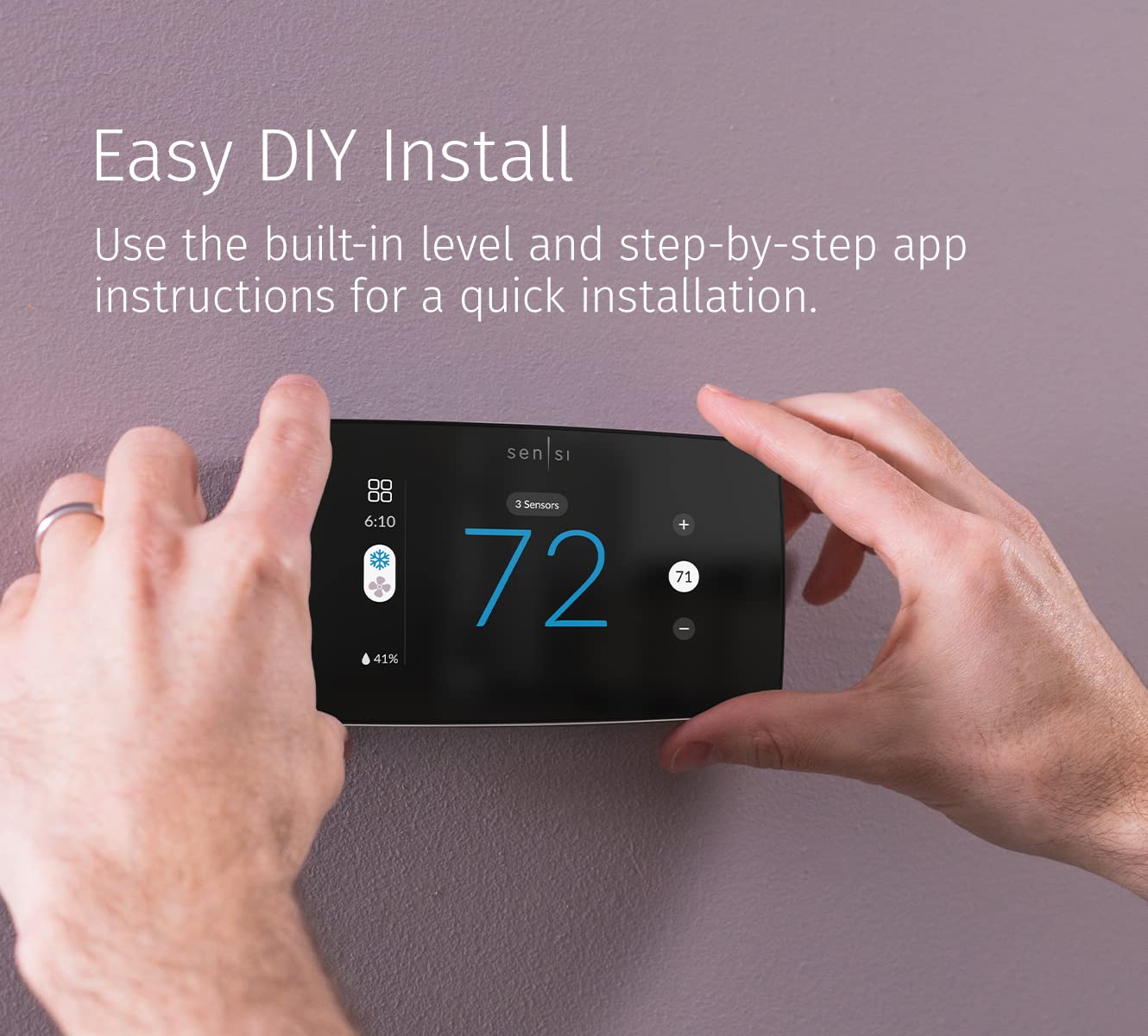 Sensi Touch 2 Smart Thermostat with Touchscreen Color Display - SmartHomeFinder.com