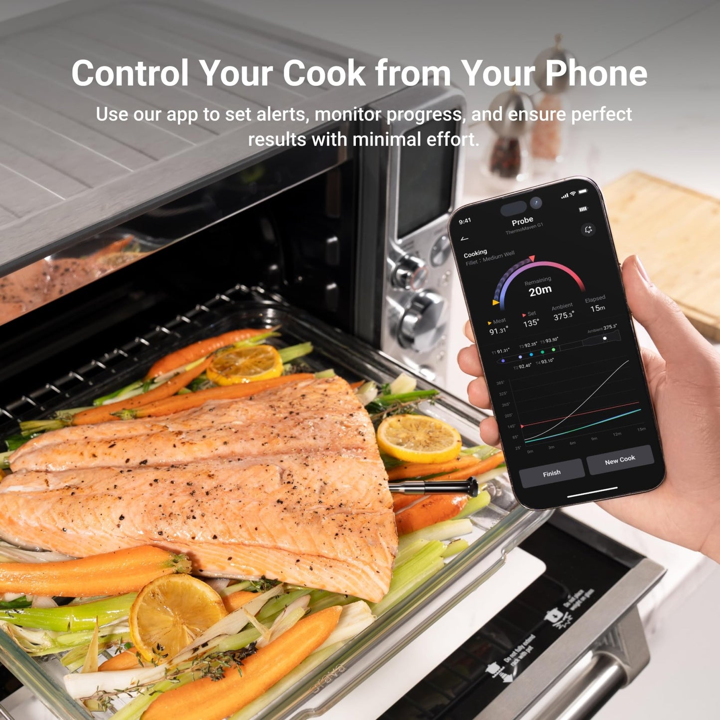 ThermoMaven G1 Premium Wireless Meat Thermometer - SmartHomeFinder.com