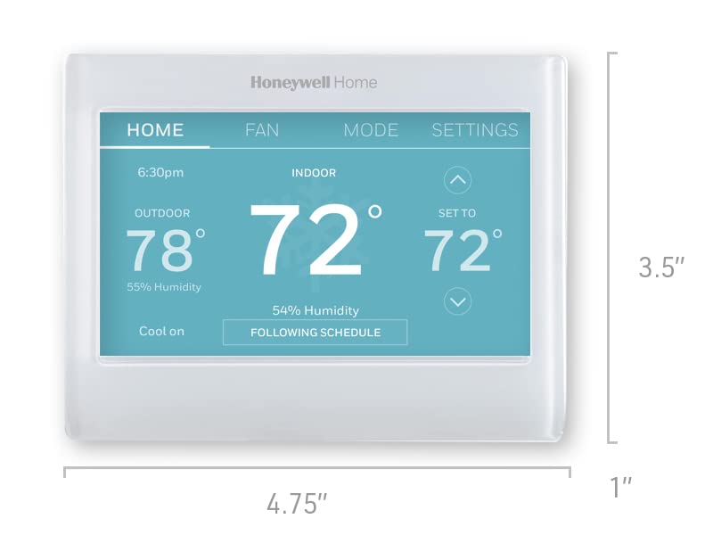 Honeywell Home Wi-Fi Smart Color Thermostat, 7 Day Programmable