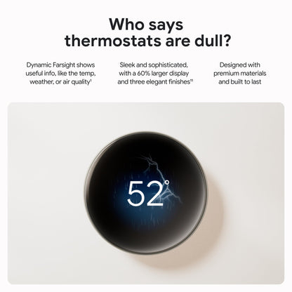 Google Nest Learning Thermostat (4th Gen)