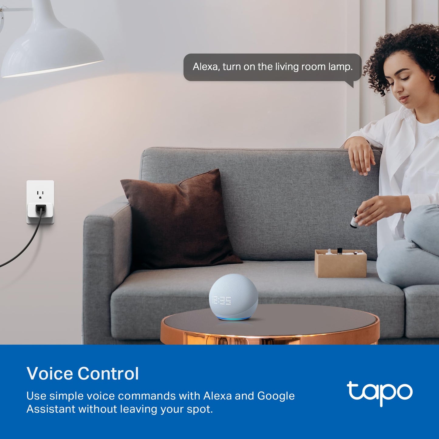 TP-Link Tapo Smart Plug Wi-Fi Mini, Energy Monitoring, Compatible with Alexa & Google Home & Samsung SmartThings, Timer, 15A/1800W Max, ETL Certified, 2.4G Wi-Fi Only, Tapo P115(2-Pack)