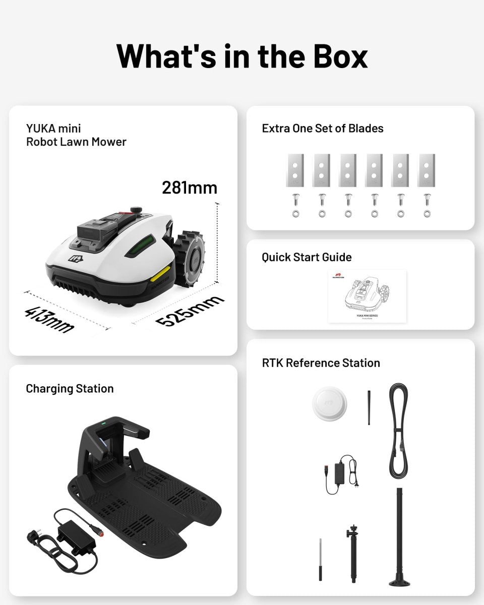 Mammotion YUKA Mini 500H Robotic Lawn Mower - SmartHomeFinder.com