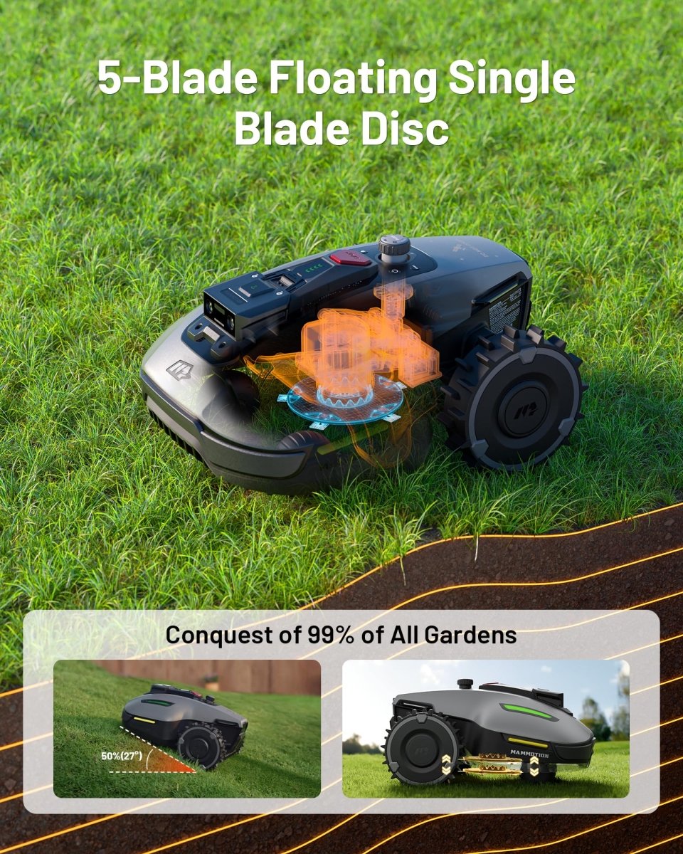 Mammotion YUKA Mini 500H Robotic Lawn Mower - SmartHomeFinder.com