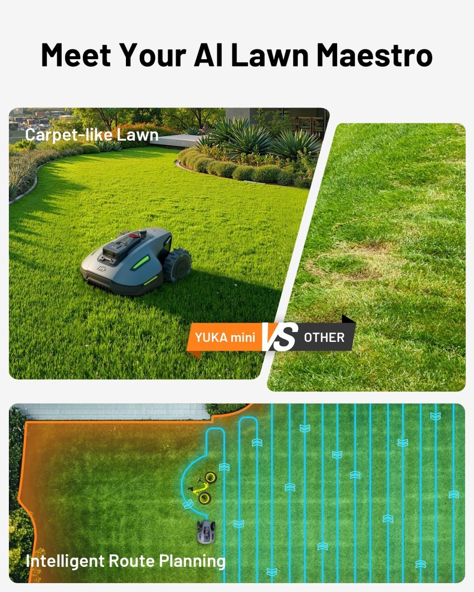 Mammotion YUKA Mini 500H Robotic Lawn Mower - SmartHomeFinder.com