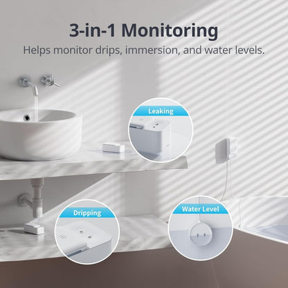 SwitchBot - WiFi Water Leak Detector (3 Pack) - SmartHomeFinder.com